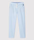 Pantalón de corte normal de sarga de algodón de niño