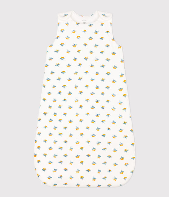 Saco de algodón con flores TOG 2 blanco MARSHMALLOW/blanco MULTICO