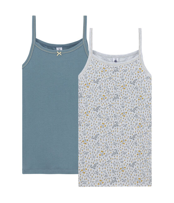 Pack de 2 camisetas de tirantes para niña variante 1