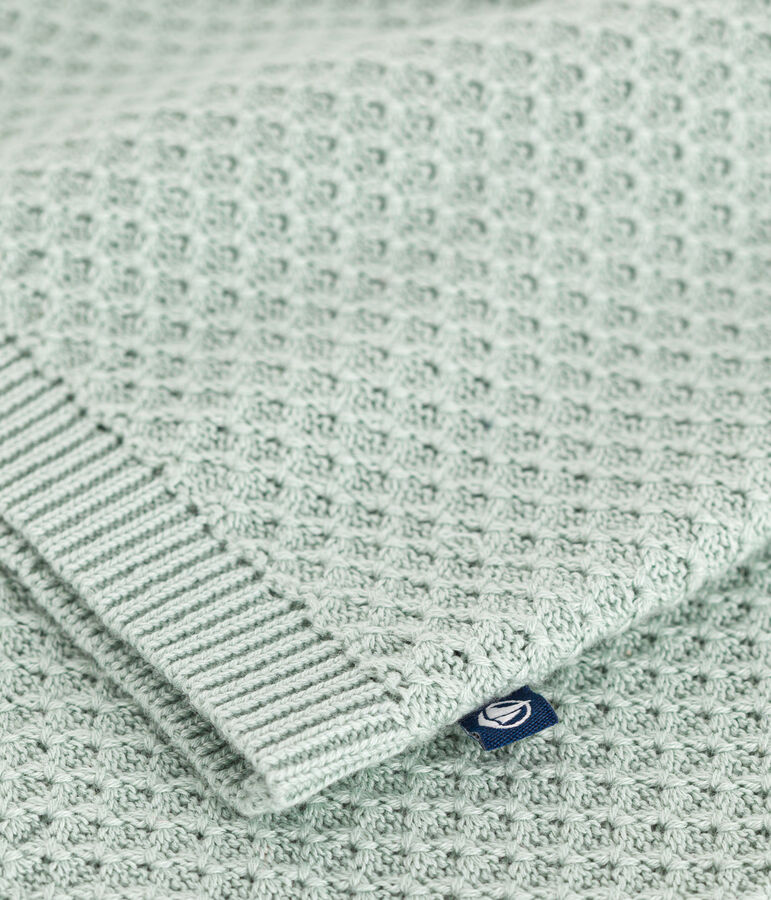 C&aacute;rdigan de algod&oacute;n para ni&ntilde;a verde HERBIER