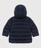 Chaqueta acolchada reciclada para bebé azul SMOKING