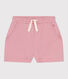 Shorts infantiles de algodón liso