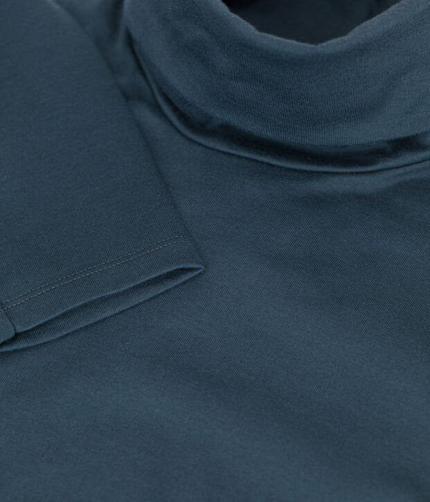 Camiseta L'ICONIQUE abrigada con cuello vuelto para mujer gris