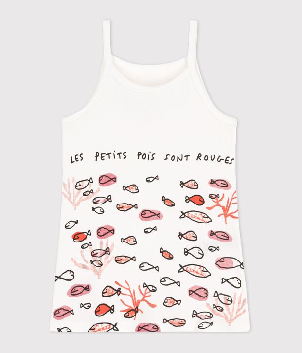Camis&oacute;n de canal&eacute; Serge Bloch para ni&ntilde;a blanco