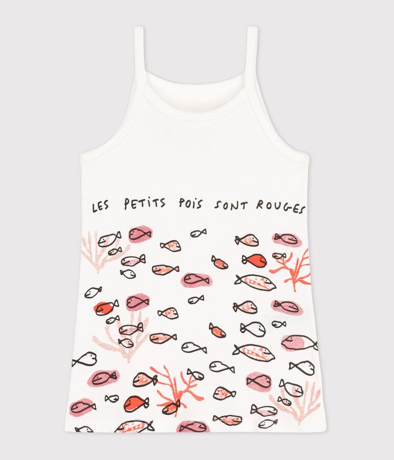 Camis&oacute;n de canal&eacute; Serge Bloch para ni&ntilde;a blanco