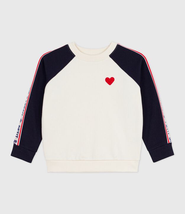 Sudadera infantil de algod&oacute;n MILK