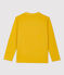 Camiseta de manga larga de algodón de niño amarillo BOUDOR