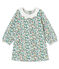 Vestido de manga larga estampado para bebé niña gris BELUGA/blanco MULTICO