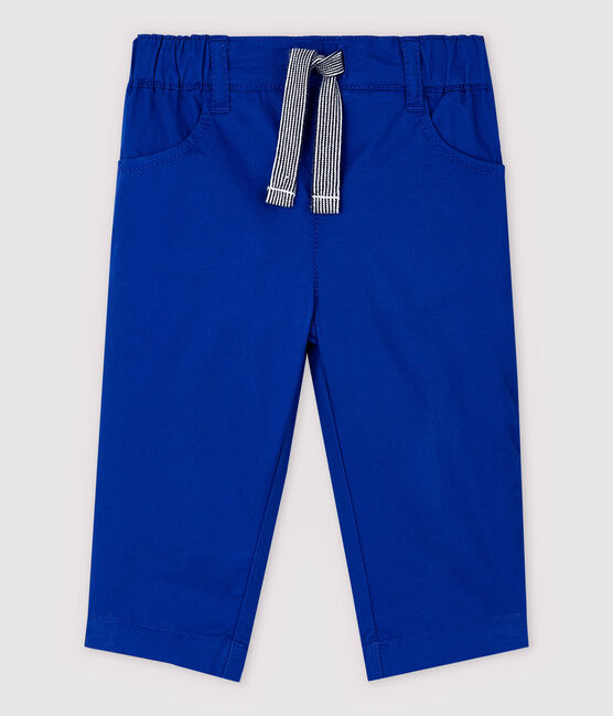 Pantalón de sarga irresistible de bebé niño azul SURF