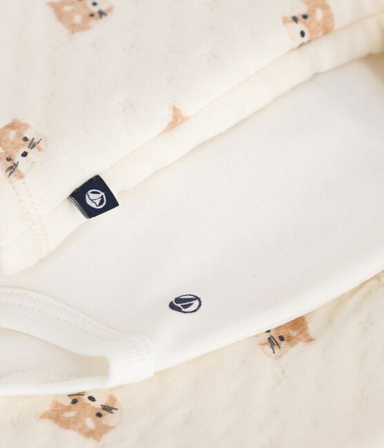 Conjunto de 3 piezas de algodón con estampado de pandas rojos para bebé MILK/ MULTICO