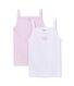 Lote de 2 camisetas mil rayas para niña