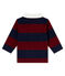 Polo a rayas para bebé niño azul SMOKING/rojo OGRE