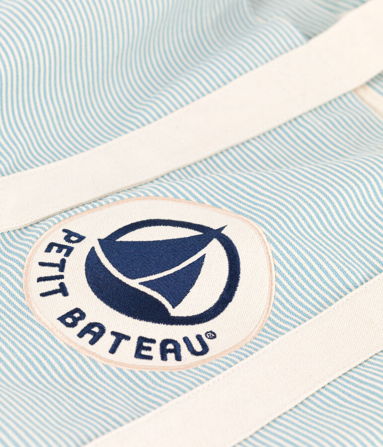 Bolsa de playa de algod&oacute;n multicolor