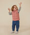 Chaqueta acolchada sin mangas de bebé rosa ROSEWOOD