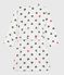 Bata polar infantil estampada blanco MARSHMALLOW/blanco MULTICO