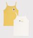 Juego de 2 camisetas de tirantes infantiles de algodón