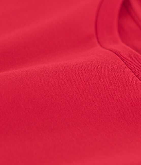 Camiseta LA BOXY de algodón de mujer rojo PEPS