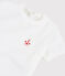 Camiseta para bebé niña blanco ECUME