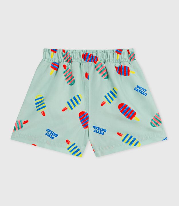 Ba&ntilde;ador con estampado de helados para beb&eacute; azul/multicolor