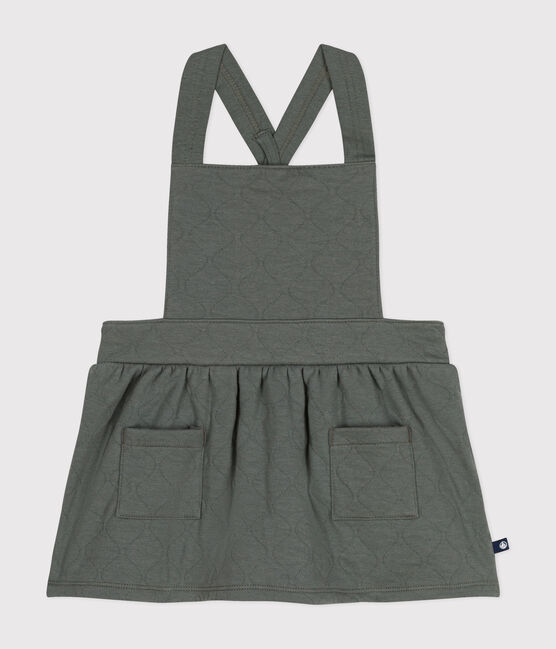 Vestido sin mangas de túbico acolchado para bebé verde THUYA
