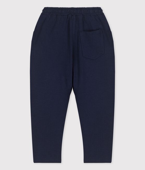 Pantalón cómodo de algodón de niño azul SMOKING