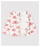 Rebeca de felpa estampada de bebé niña blanco MARSHMALLOW/rojo TERKUIT