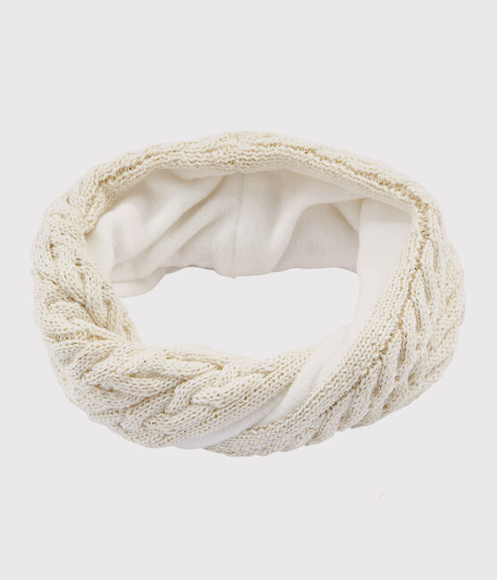 Cuello infantil para niña blanco MARSHMALLOW/amarillo OR