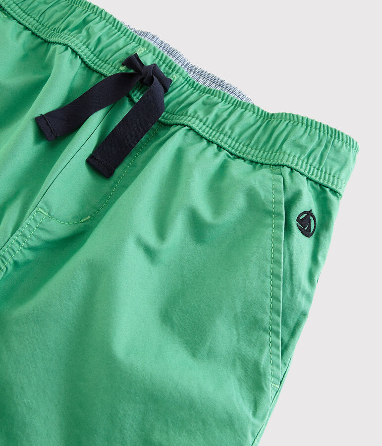Pantal&oacute;n de sarga de ni&ntilde;o verde