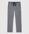 Pantalón de corte normal de tejido vaquero de niño gris GRIS