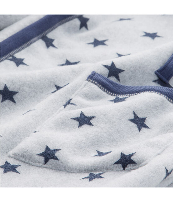Bata para niño gris SUBWAY/azul LOGO