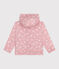 Cortavientos infantil de flores rosa CHARME/blanco MARSHMALLOW