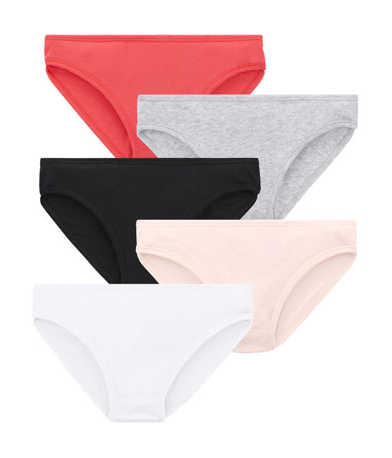 Semanal de cinco braguitas para mujer blanco LOT
