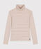 Camiseta Iconique de cuello vuelto de algodón para mujer blanco AVALANCHE/ MULTICO