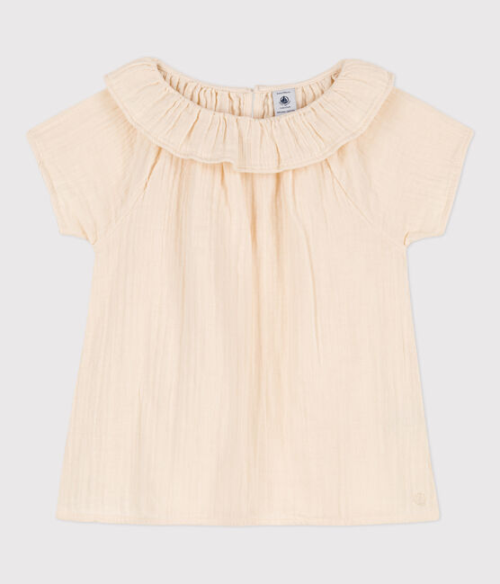 Blusa de gasa de algodón para niña crudo AVALANCHE