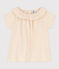 Blusa de gasa de algodón para niña crudo AVALANCHE