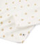 Pijama de canalé con estrellas para niña blanco MARSHMALLOW/amarillo OR