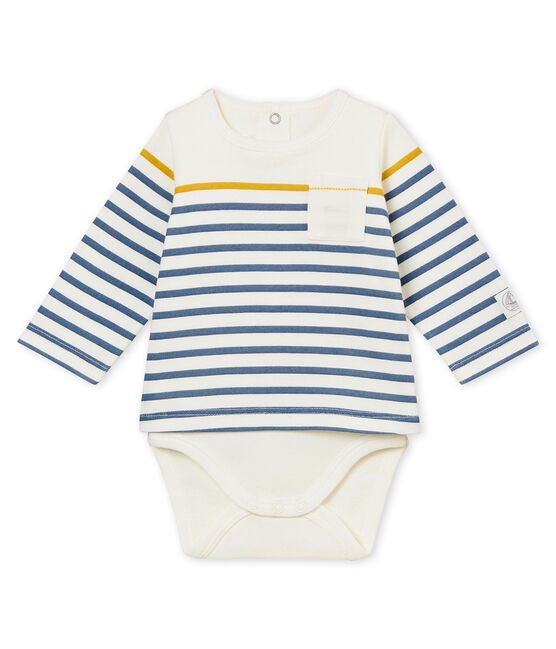 Body Camiseta De Manga Larga Para Bebe Nino Petit Bateau