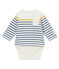 Body camiseta de manga larga para bebé niño blanco MARSHMALLOW/blanco MULTICO