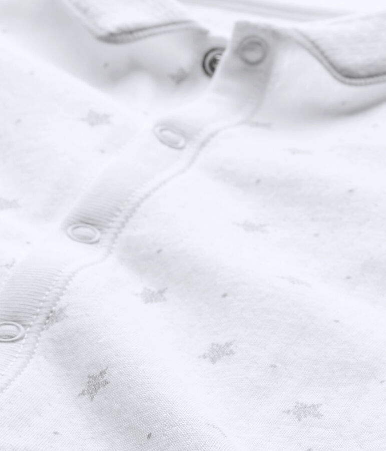 Saco beb&eacute; mixto 2 en 1 blanco ECUME/marron SHITAKE