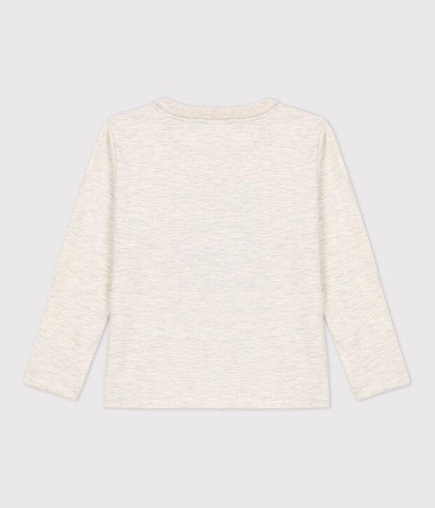 Camiseta de algod&oacute;n de manga larga de ni&ntilde;o MONTELIMAR CHINE