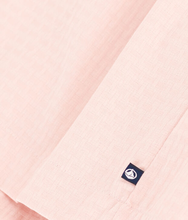 Vestido sin mangas de algod&oacute;n fa&ccedil;onn&eacute; para ni&ntilde;a rosa