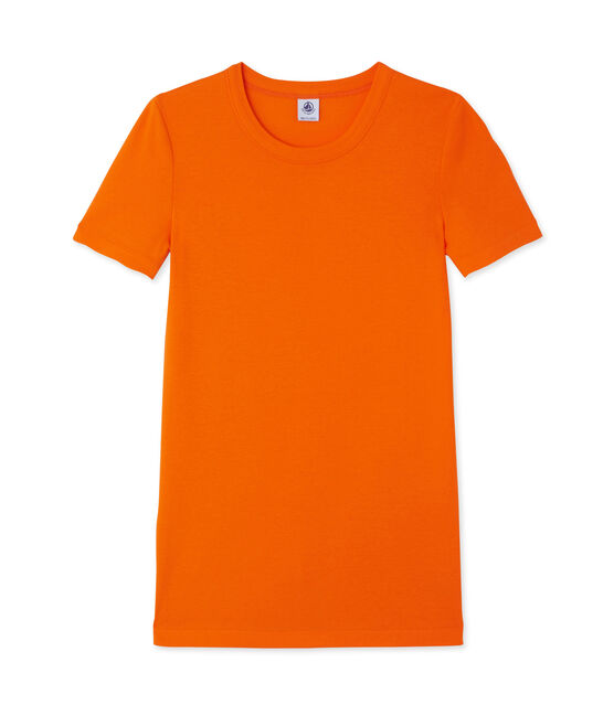 Camiseta de punto original para mujer naranja Feu
