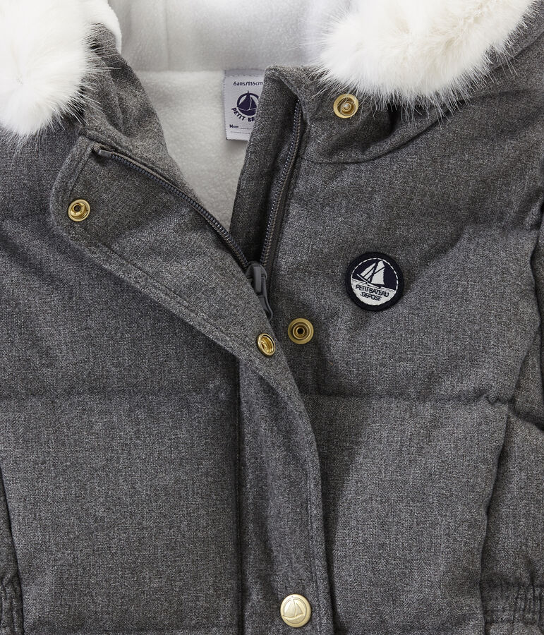 Doudoune de franela gris