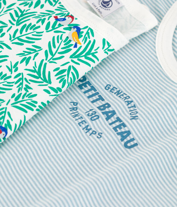 Juego de 2 pijama/pijama corto de algod&oacute;n para ni&ntilde;o multicolor