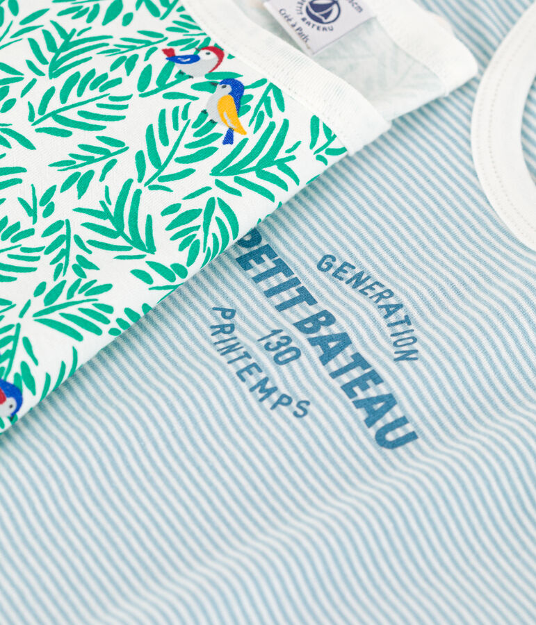 Juego de 2 pijama/pijama corto de algod&oacute;n para ni&ntilde;o multicolor