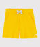 Pantalón corto de algodón de niña amarillo JAUNE