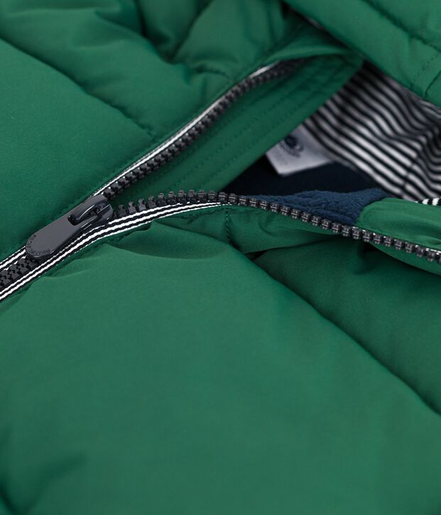 Plum&iacute;fero infantil liso verde