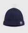 Gorro de algod&oacute;n para beb&eacute; con forro tejido polar SMOKING
