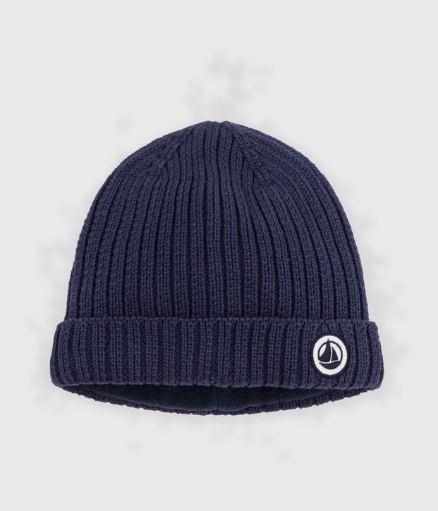 Gorro de algod&oacute;n para beb&eacute; con forro tejido polar SMOKING