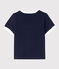 Camiseta de manga corta para bebé niño azul SMOKING